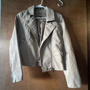 Faux leather jacket